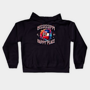 Mississippi is my Happy Place Kids Hoodie